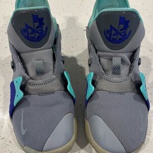 Nike Gray and Teal Athletic Shoes